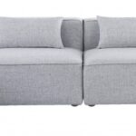 Cube 144" Fabric Upholstered 5pc Modular Sectional