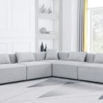 Cube 108" Fabric Upholstered 5pc Modular Sectional