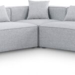 Cube 108" Fabric Upholstered 5pc Modular Sectional