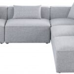 Cube 108" Fabric Upholstered 5pc Modular Sectional
