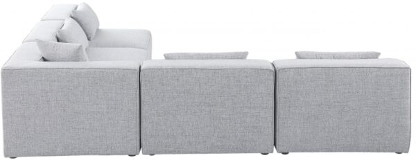Cube 108" Fabric Upholstered 5pc Modular Sectional