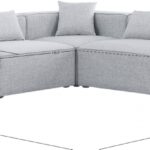 Cube 108" Fabric Upholstered 5pc Modular Sectional