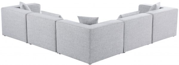 Cube 108" Fabric Upholstered 5pc Modular Sectional