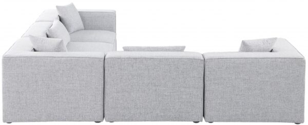 Cube 108" Fabric Upholstered 5pc Modular Sectional