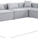 Cube 108" Fabric Upholstered 6pc Modular Sectional