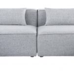 Cube 144" Fabric Upholstered 6pc Modular Sectional
