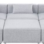 Cube 108" Fabric Upholstered 6pc Modular Sectional