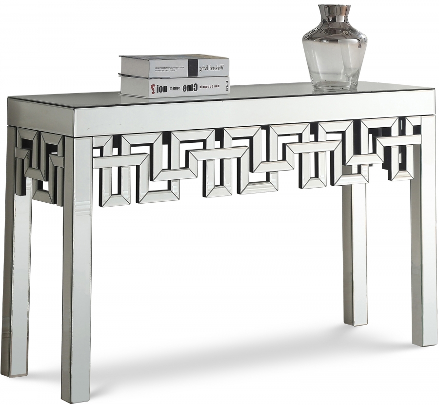 Aria Mirrored Console Table