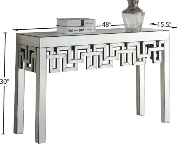 Aria Mirrored Console Table