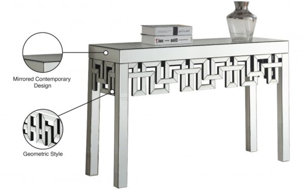 Aria Mirrored Console Table