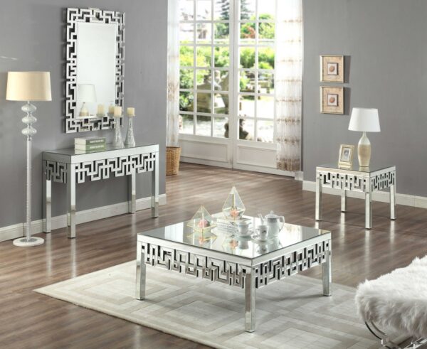 Aria Mirrored Console Table