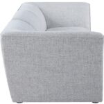 Miramar 109" Linen Textured Fabric Upholstered 3pc. Modular Sofa