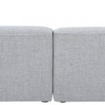 Miramar 142" Linen Textured Fabric Upholstered 5pc. Modular Sectional