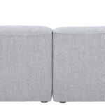 Miramar 142" Linen Textured Fabric Upholstered 5pc. Modular Sectional