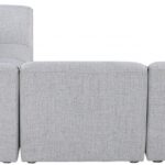Miramar 109" Linen Textured Fabric Upholstered 5pc. Modular Sectional