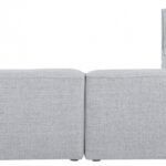 Miramar 142" Linen Textured Fabric Upholstered 8pc. Modular Sectional