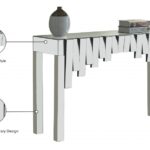 Kylie Mirrored Console Table