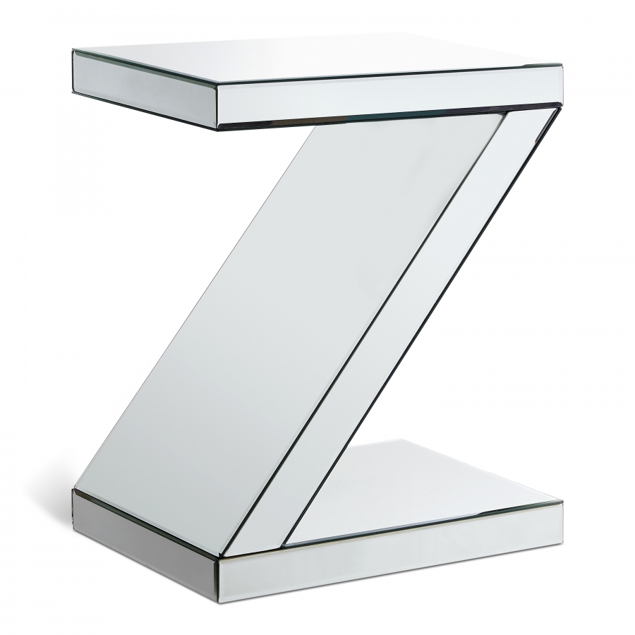 Zee Mirrored End / Side Table