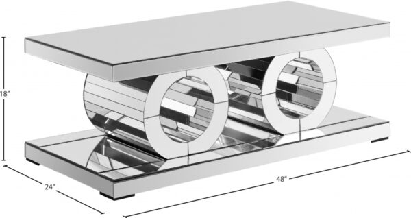 Jocelyn Mirrored Coffee Table