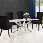 Nikki Velvet Upholstered Dining Chair