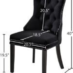 Nikki Velvet Upholstered Dining Chair
