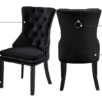 Nikki Velvet Upholstered Dining Chair