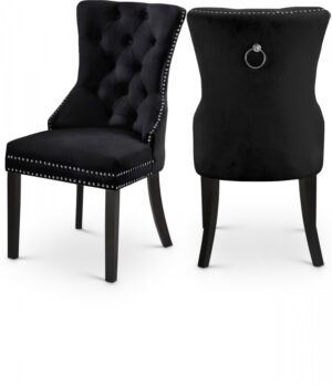Nikki Velvet Upholstered Dining Chair