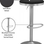 Brody Velvet Upholstered Adjustable Stool