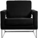 Noah Velvet Upholstered Accent Chair