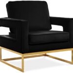 Noah Velvet Upholstered Accent Chair