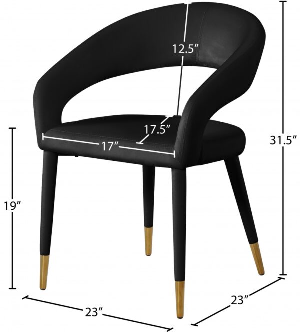 Destiny Velvet Upholstered Dining Chair