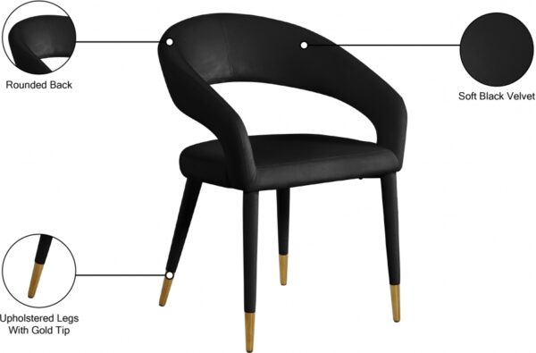 Destiny Velvet Upholstered Dining Chair