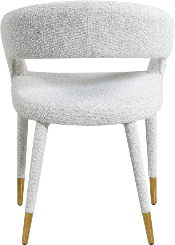 Destiny Boucle Fabric Upholstered Dining Chair