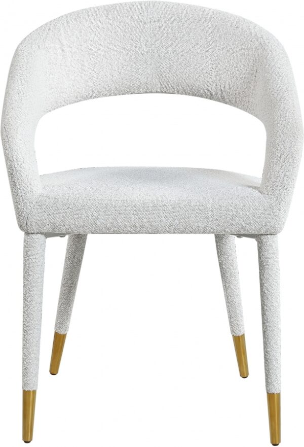Destiny Boucle Fabric Upholstered Dining Chair