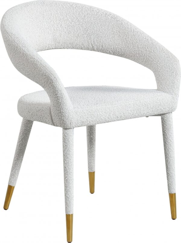 Destiny Boucle Fabric Upholstered Dining Chair