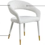 Destiny Boucle Fabric Upholstered Dining Chair
