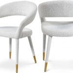 Destiny Boucle Fabric Upholstered Dining Chair