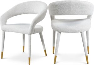Destiny Boucle Fabric Upholstered Dining Chair