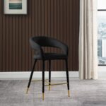 Destiny Velvet Upholstered Stool