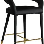 Destiny Velvet Upholstered Stool