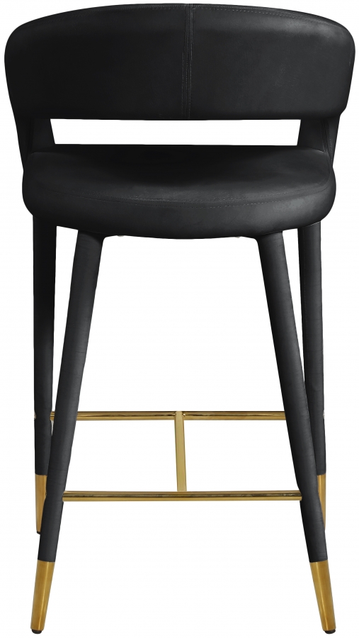 Destiny Velvet Upholstered Stool