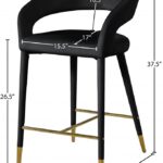 Destiny Velvet Upholstered Stool