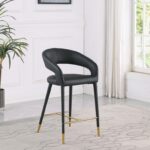 Destiny Vegan Leather Upholstered Stool