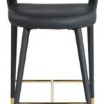 Destiny Vegan Leather Upholstered Stool