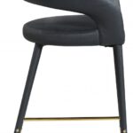 Destiny Vegan Leather Upholstered Stool