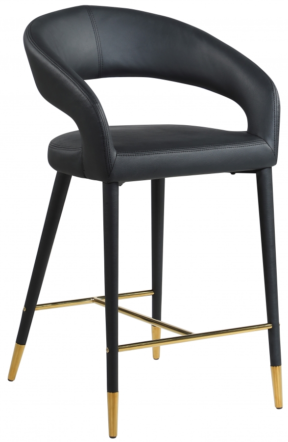 Destiny Vegan Leather Upholstered Stool