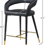Destiny Vegan Leather Upholstered Stool