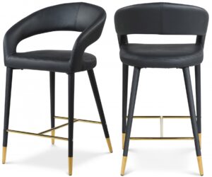 Destiny Vegan Leather Upholstered Stool