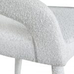 Destiny Boucle Fabric Upholstered Stool