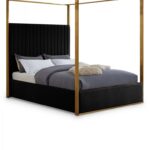 Jones Velvet Upholstered Bed